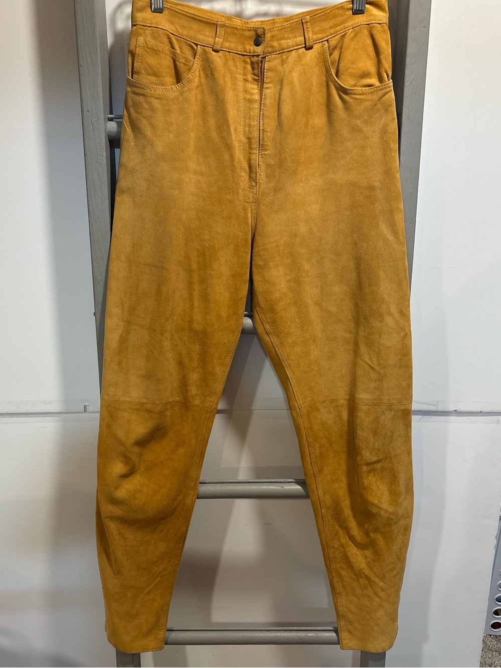 Begedor 8 Womens Italian leather Pant, vintage, 80s, natural fiber, hippie, boho